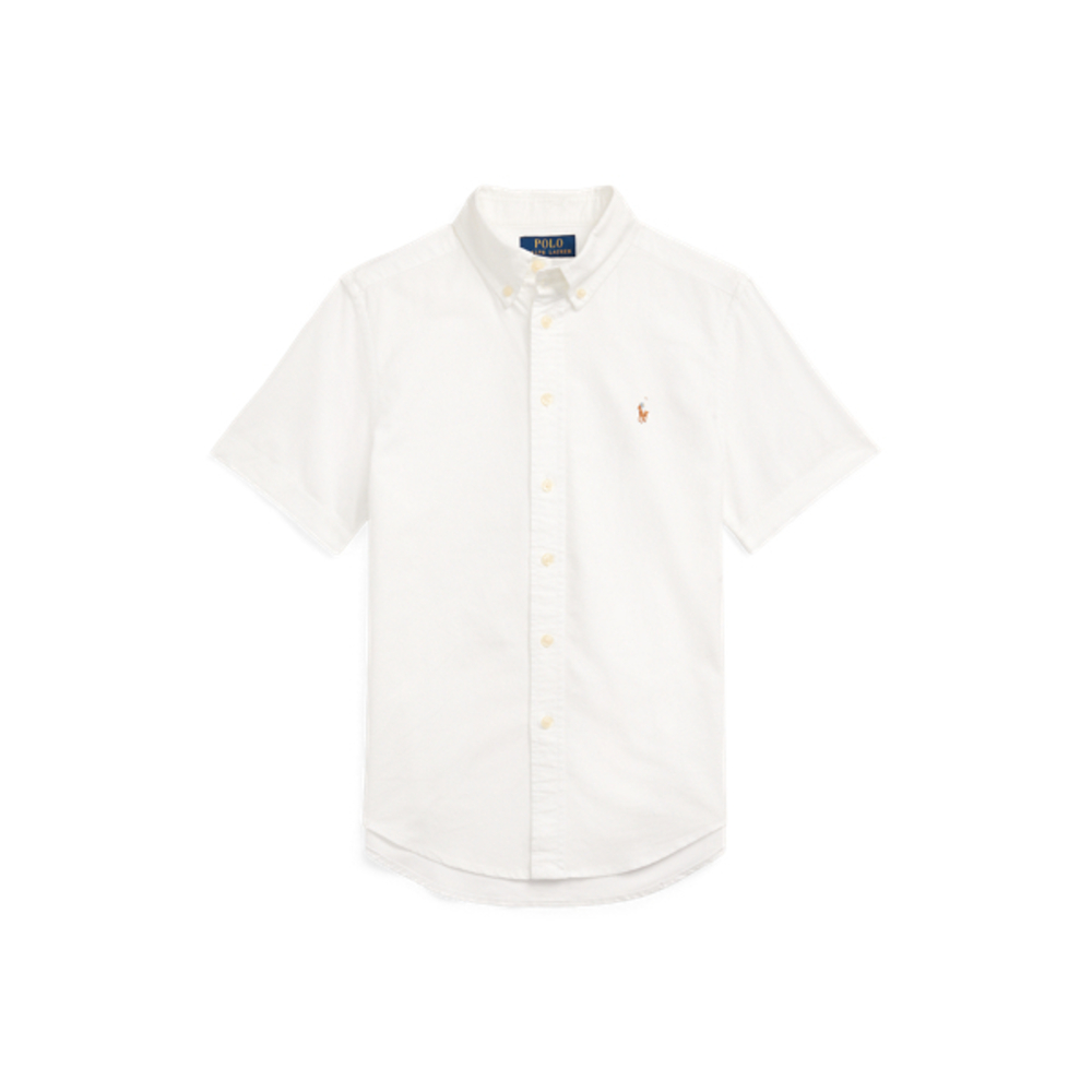 Cotton Oxford Short-Sleeve Shirt